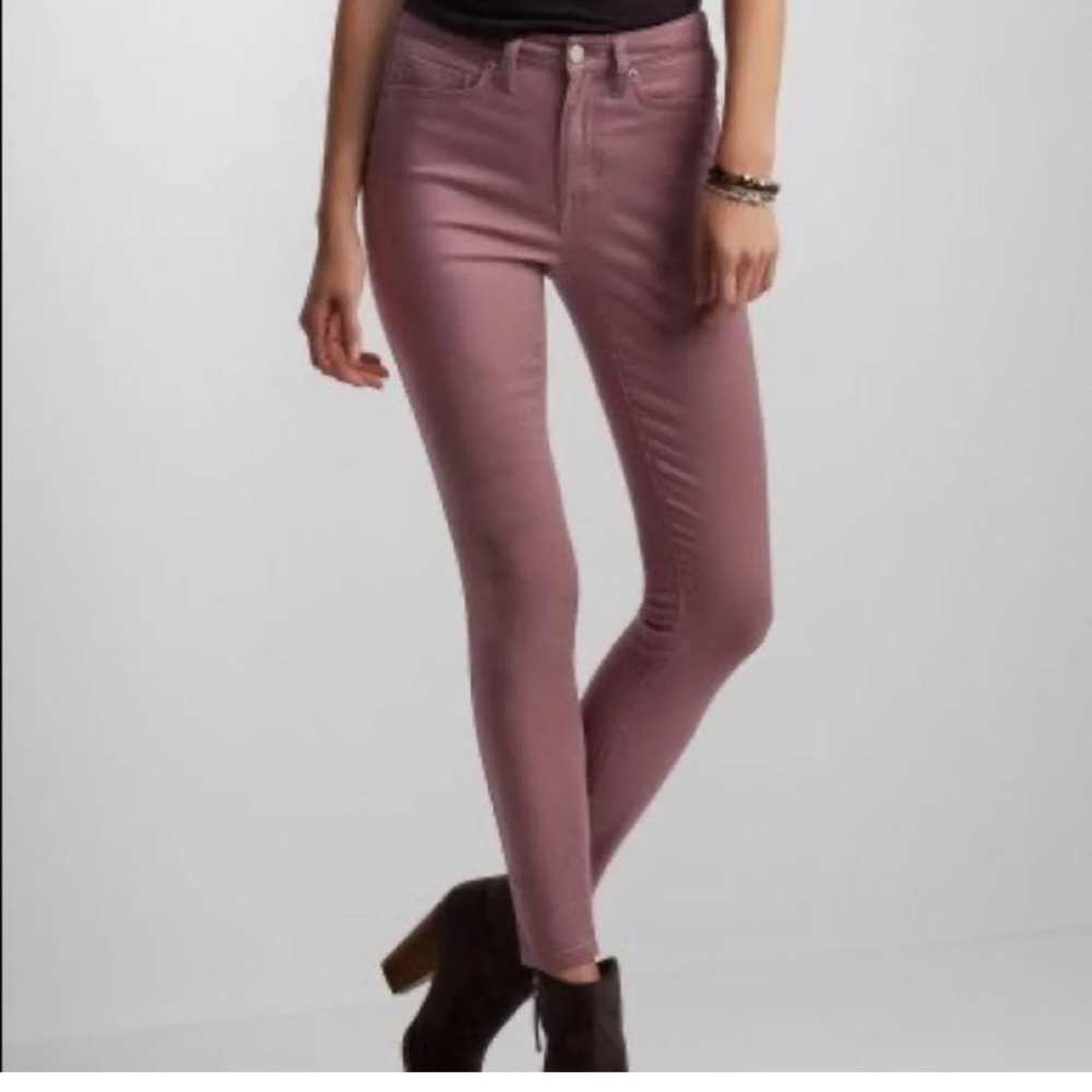 Aeropostale Mauve High Waisted Ankle Jegging Size